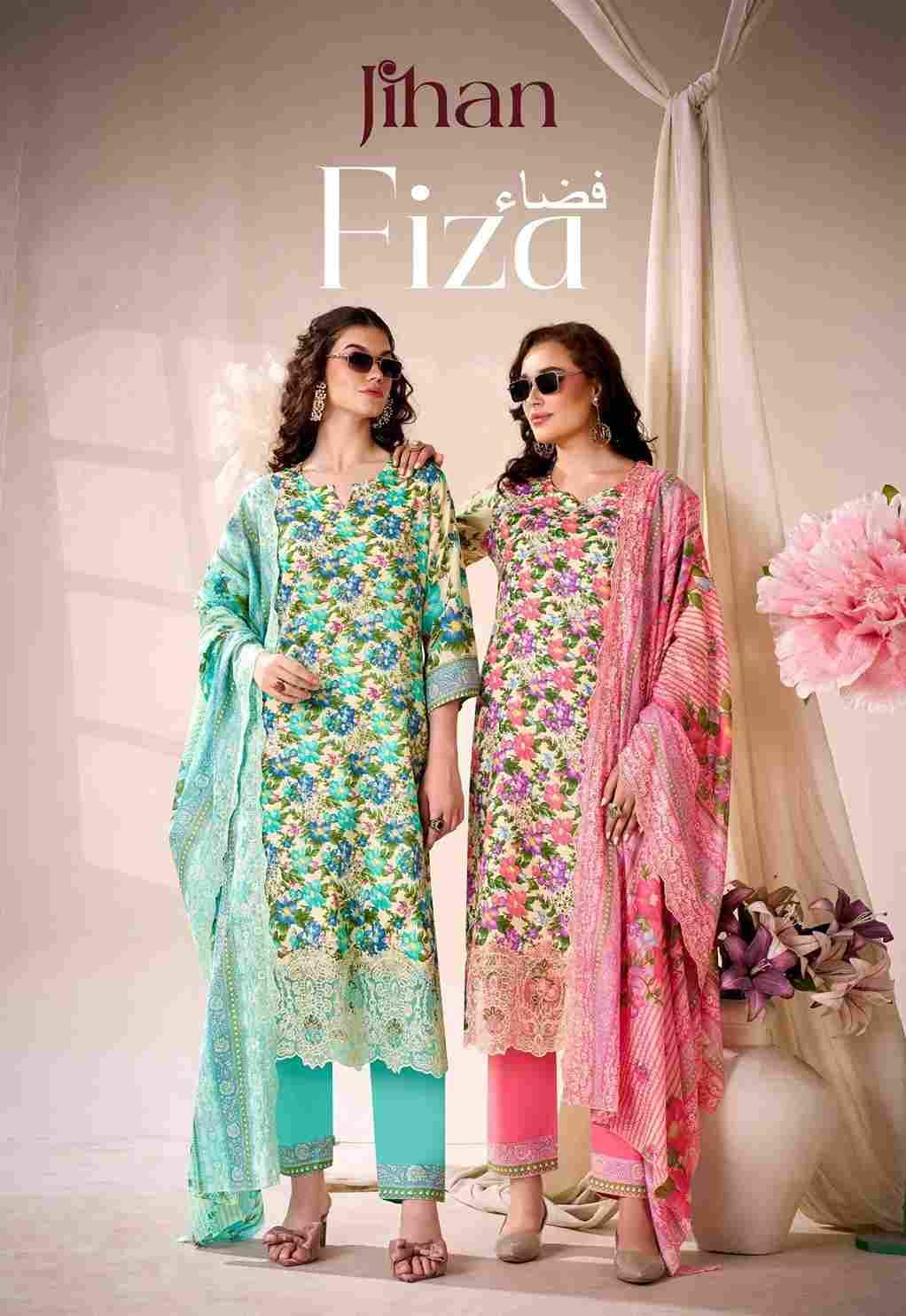 Fiza By Jihan Designer Pakistani Suits Beautiful Fancy Stylish Colorful Party Wear & Occasional Wear Pure Cotton Dresses At Wholesale Price