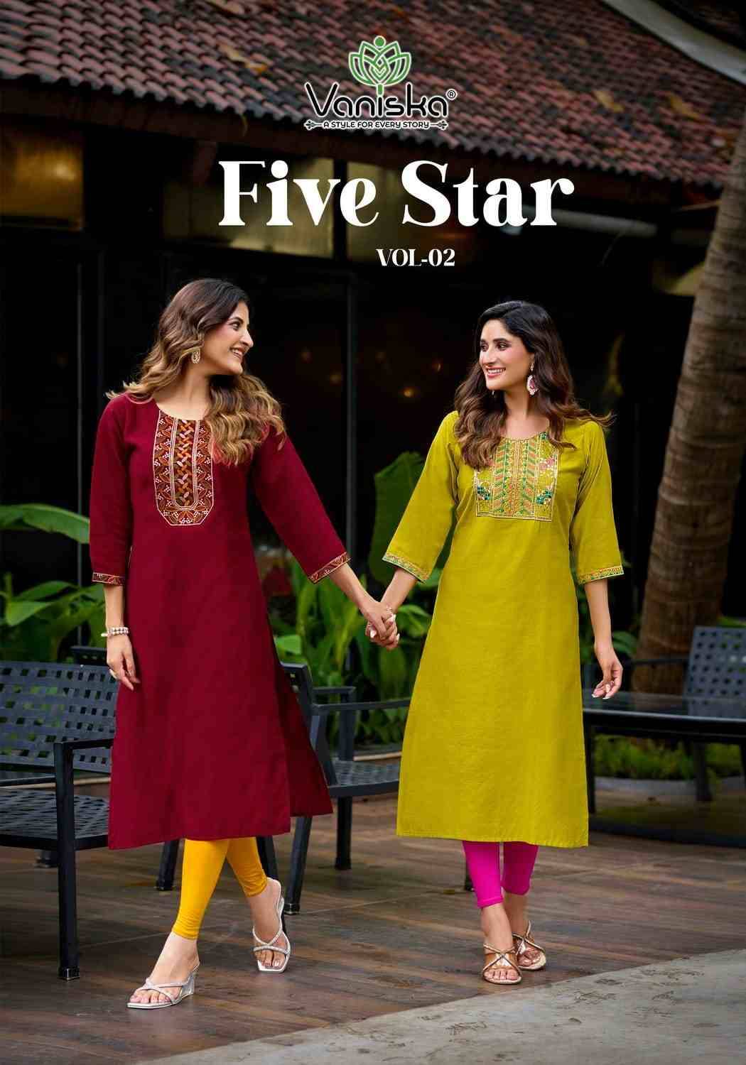 Five Star Vol-2 By Vaniska 2001 To 2008 Series Designer Stylish Fancy Colorful Beautiful Party Wear & Ethnic Wear Collection Vatican Silk Print Kurtis At Wholesale Price