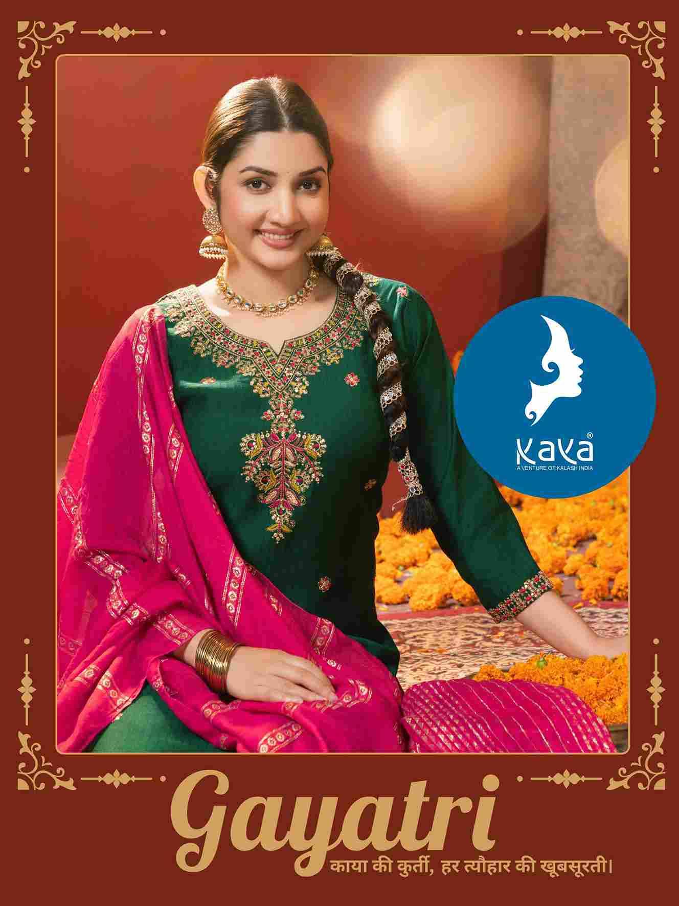 Gayatri By Kaya 01 To 06 Series Designer Sharara Suits Beautiful Fancy Colorful Stylish Party Wear & Occasional Wear Fancy Dresses At Wholesale Price