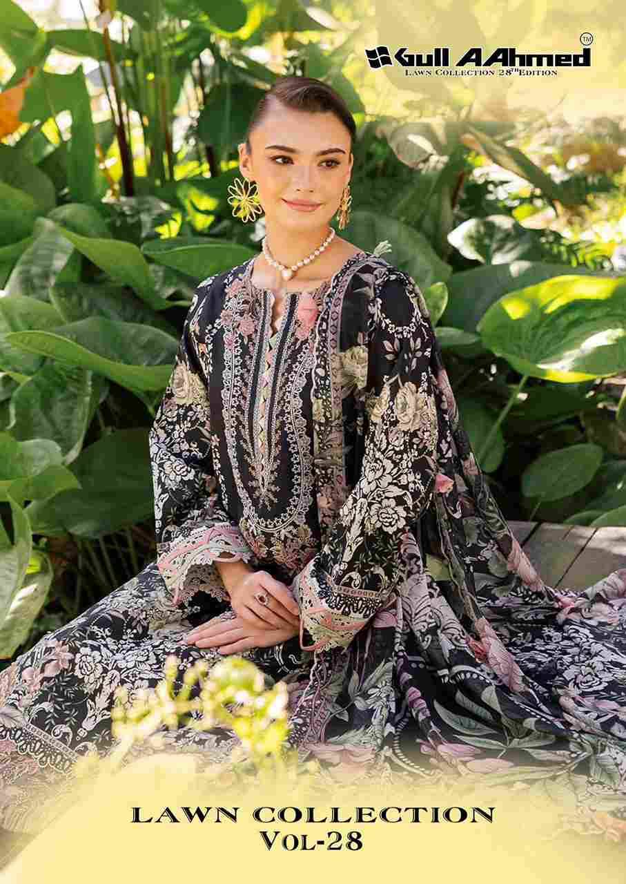 Gull Aahmed Lawn Collection Vol-28 By Gull Aahmed 227 To 232 Series Beautiful Festive Suits Stylish Fancy Colorful Casual Wear & Ethnic Wear Pure Lawn Dresses At Wholesale Price