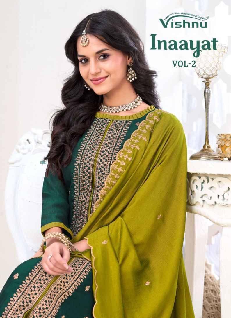 Inaayat Vol-2 By Vishnu 36001 To 36012 Series Beautiful Stylish Festive Suits Fancy Colorful Casual Wear & Ethnic Wear & Ready To Wear Vichitra Silk Dresses At Wholesale Price