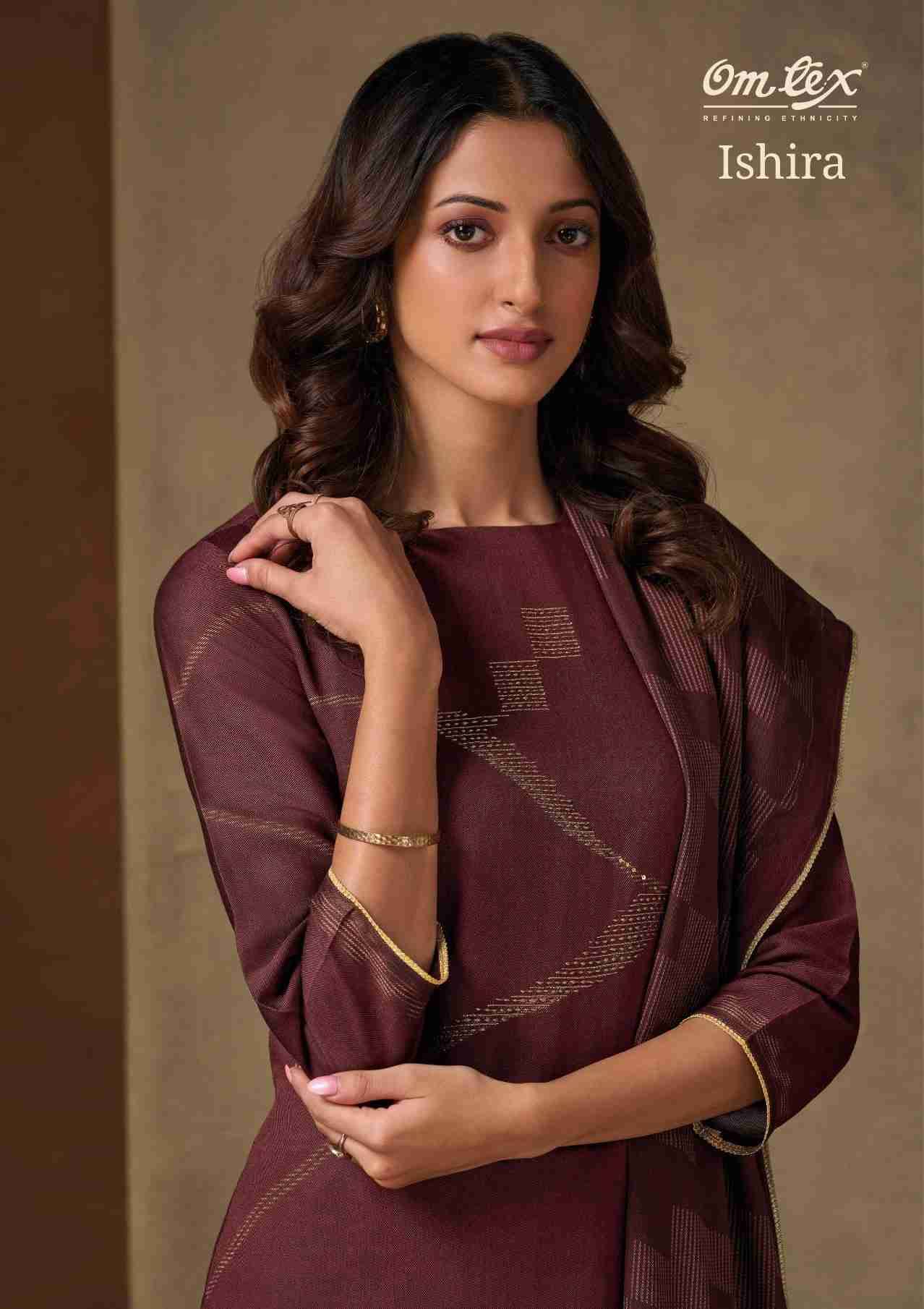 Ishira By Om Tex 8561-A To 8561-D Series Beautiful Festive Suits Colorful Stylish Fancy Casual Wear & Ethnic Wear Fancy Dresses At Wholesale Price