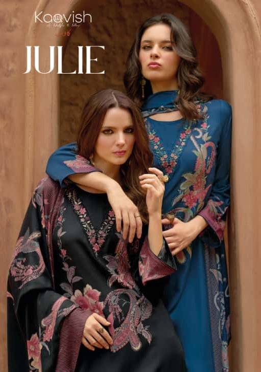 Julie By Kaavish 1911 To 1914 Series Beautiful Festive Suits Colorful Stylish Fancy Casual Wear & Ethnic Wear Pure Viscose Pashmina Dresses At Wholesale Price