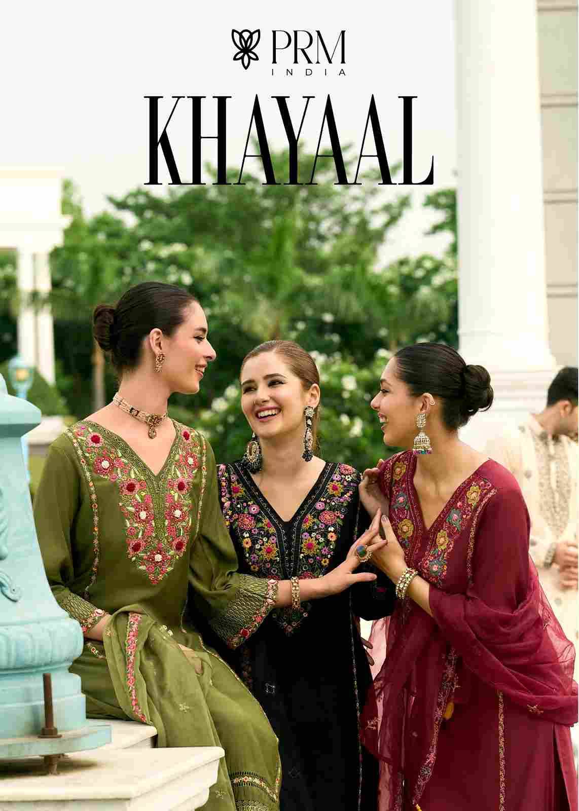 Khayaal By PRM Trendz 5119 To 5124 Series Beautiful Festive Suits Colorful Stylish Fancy Casual Wear & Ethnic Wear Mal Chanderi Dresses At Wholesale Price