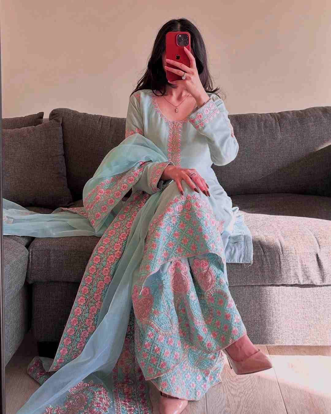 Kf-1702 By Fashid Wholesale Beautiful Festive Suits Colorful Stylish Fancy Casual Wear & Ethnic Wear Heavy Roman Silk Dresses At Wholesale Price