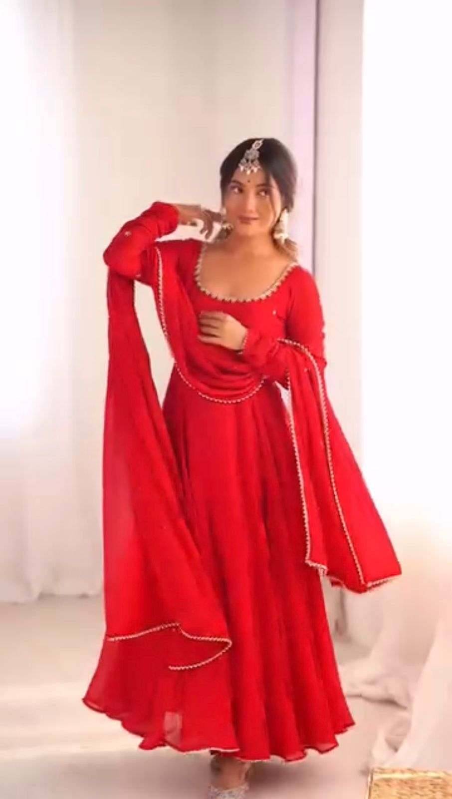 K-1527 By Fashid Wholesale Beautiful Festive Suits Colorful Stylish Fancy Casual Wear & Ethnic Wear Faux Georgette Dresses At Wholesale Price