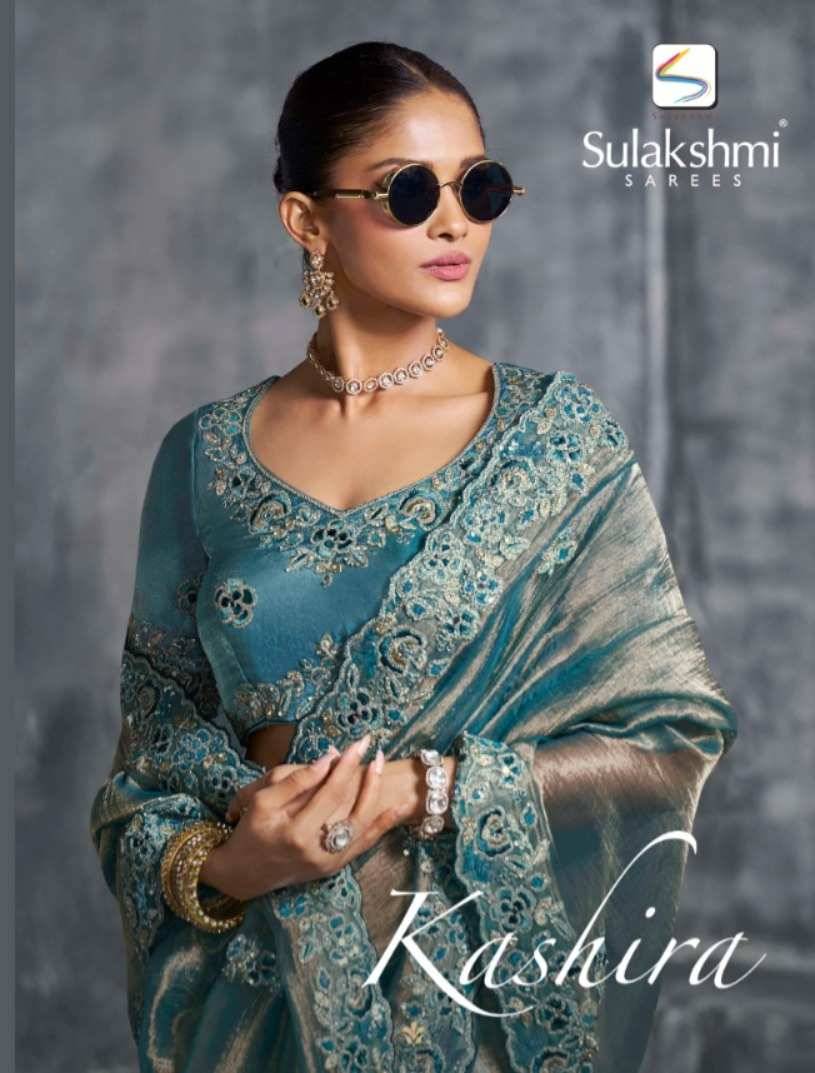 Kashira By Sulakshmi 4401 To 4412 Series Indian Traditional Wear Collection Beautiful Stylish Fancy Colorful Party Wear & Occasional Wear Tissue Sarees At Wholesale Price