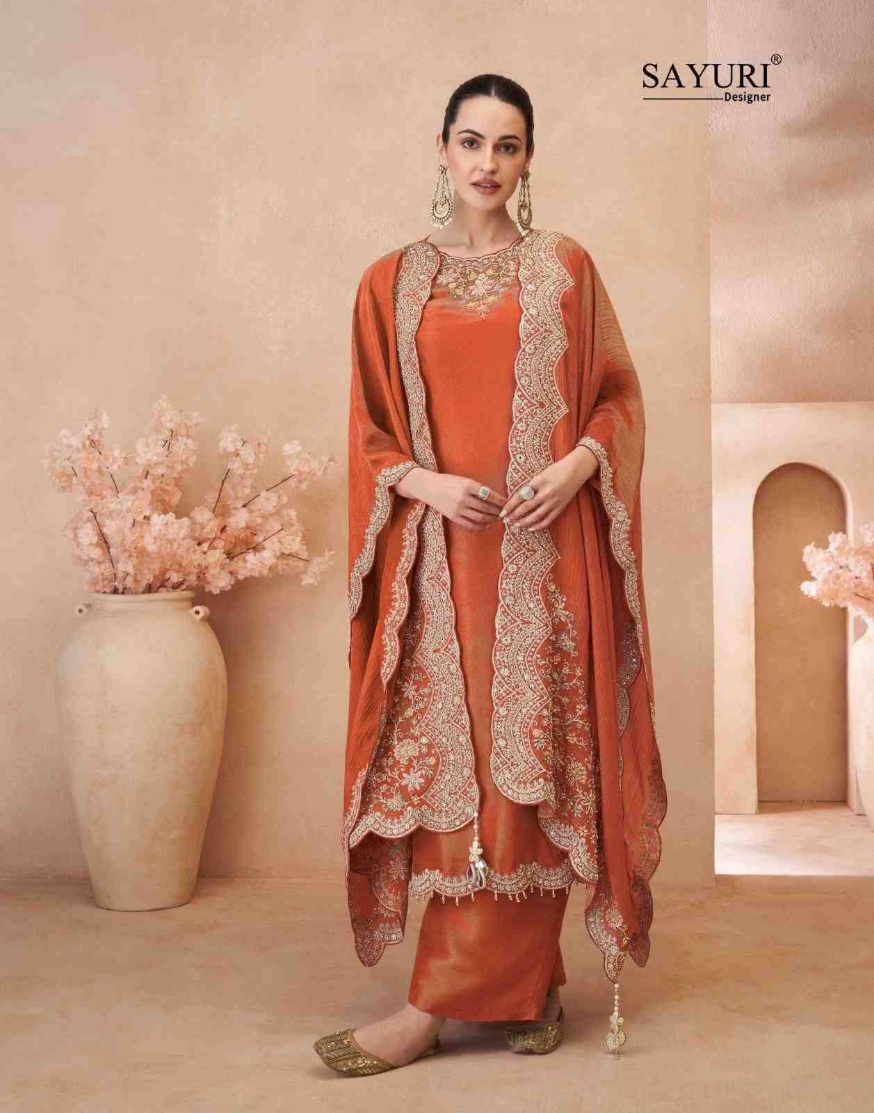 Kalash By Sayuri 5845-A To 5845-C Series Festive Suits Beautiful Fancy Colorful Stylish Party Wear & Occasional Wear Premium Silk Dresses At Wholesale Price