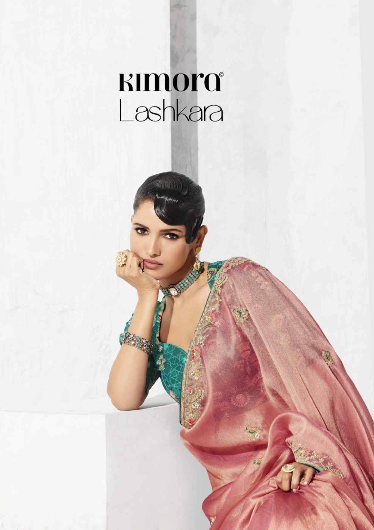 Lashkara By Kimora Fashion 2271 To 2281 Series Indian Traditional Wear Collection Beautiful Stylish Fancy Colorful Party Wear & Occasional Wear Fancy Sarees At Wholesale Price