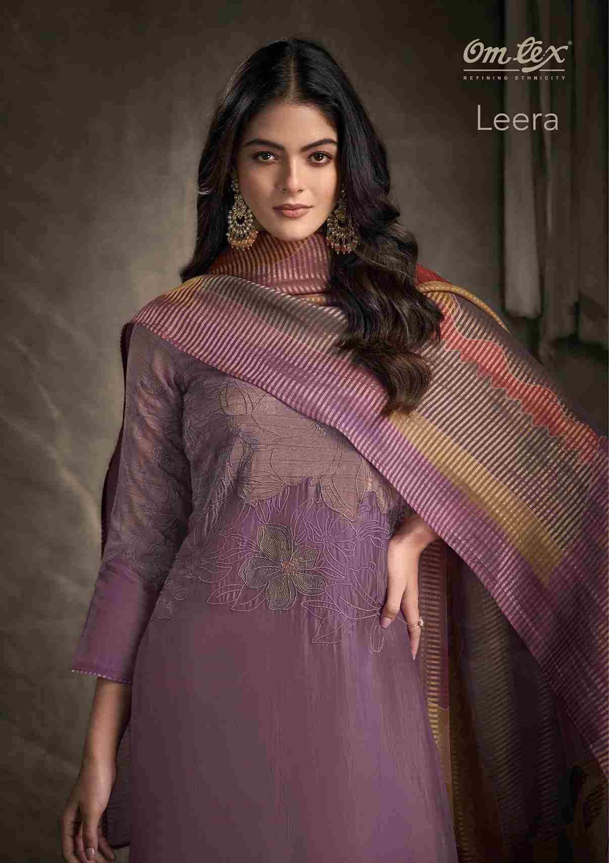 Leera By Om Tex 8371-A To 8371-D Series Beautiful Festive Suits Colorful Stylish Fancy Casual Wear & Ethnic Wear Silk Dresses At Wholesale Price