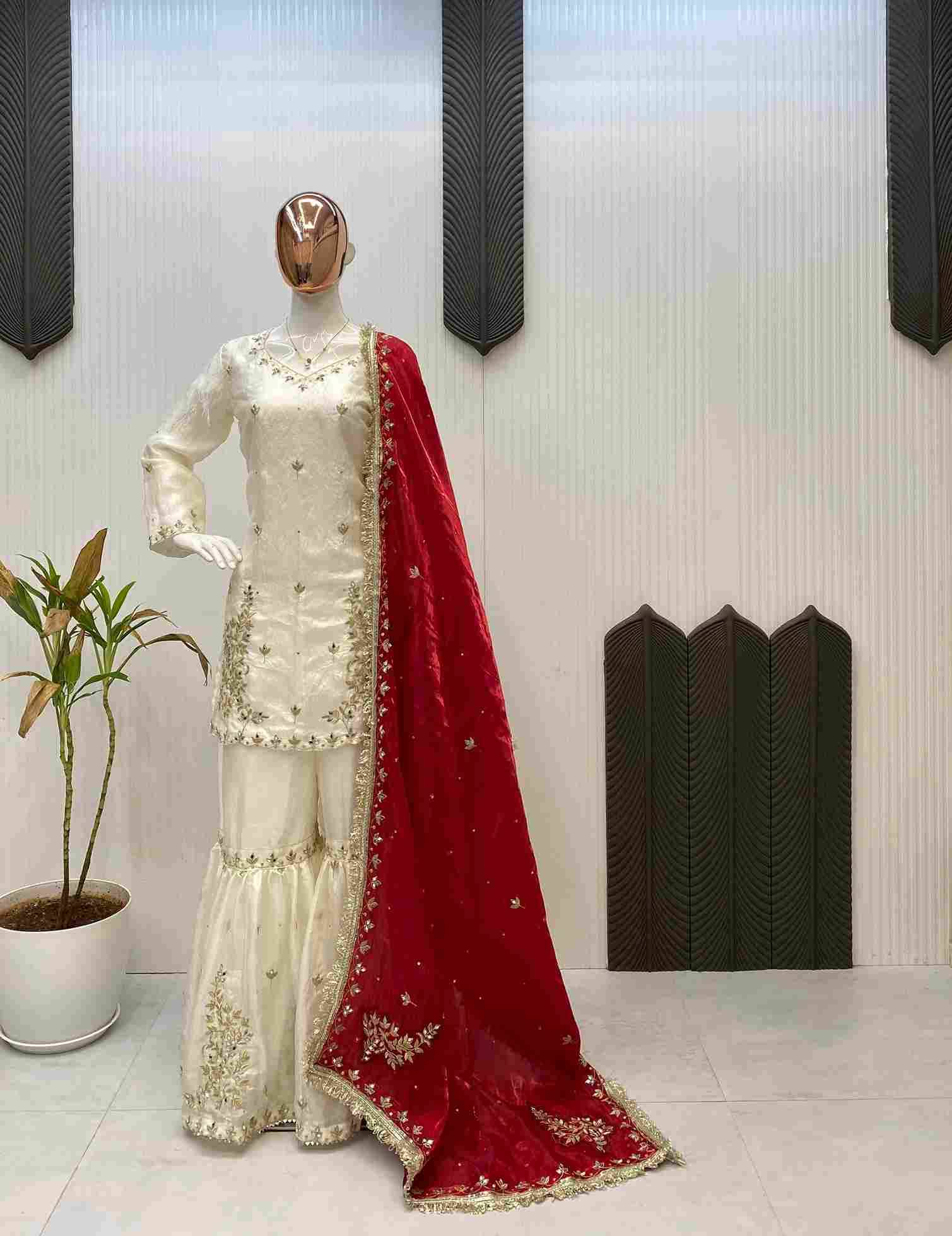 Le-1985 By Fashid Wholesale Beautiful Festive Sharara Suits Colorful Stylish Fancy Casual Wear & Ethnic Wear Fendy Dresses At Wholesale Price