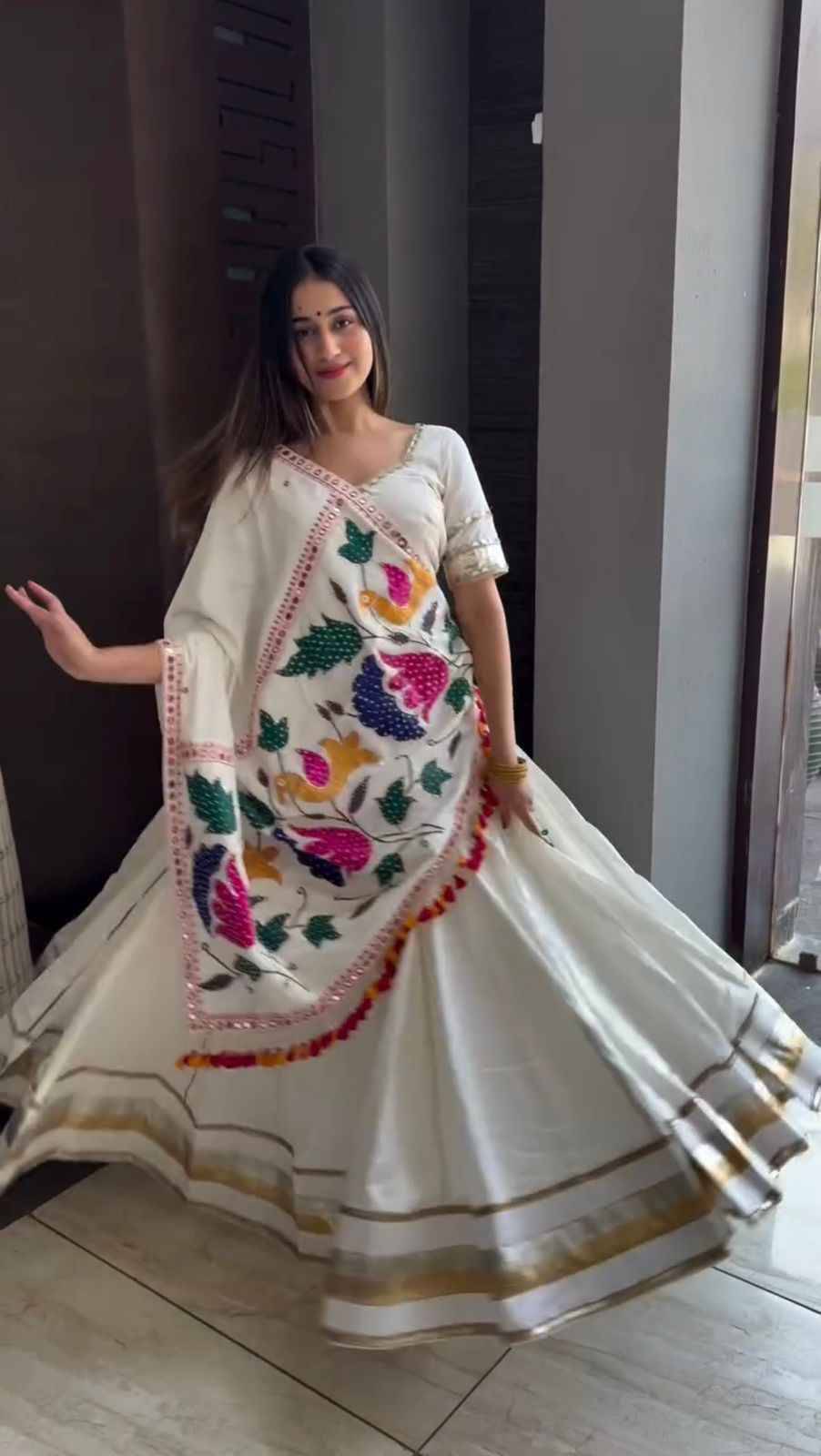 Le-653 By Fashid Wholesale Navratri Wear Collection Beautiful Stylish Colorful Fancy Party Wear & Occasional Wear Cotton Embroidered Lehengas At Wholesale Price