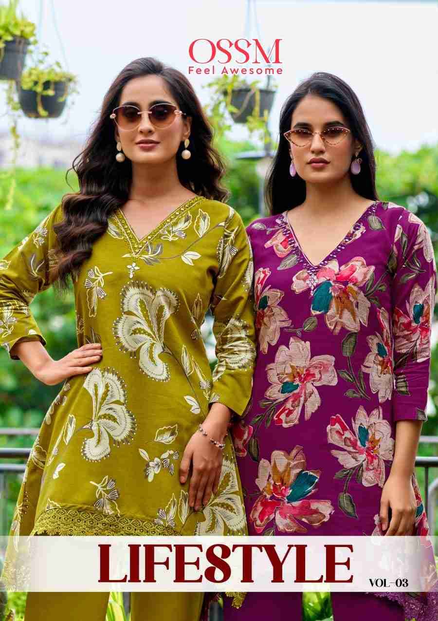 Lifestyle Vol-3 By Ossm 3001 To 3006 Series Designer Stylish Fancy Colorful Beautiful Party Wear & Ethnic Wear Collection Vetican Silk Co-Ord At Wholesale Price