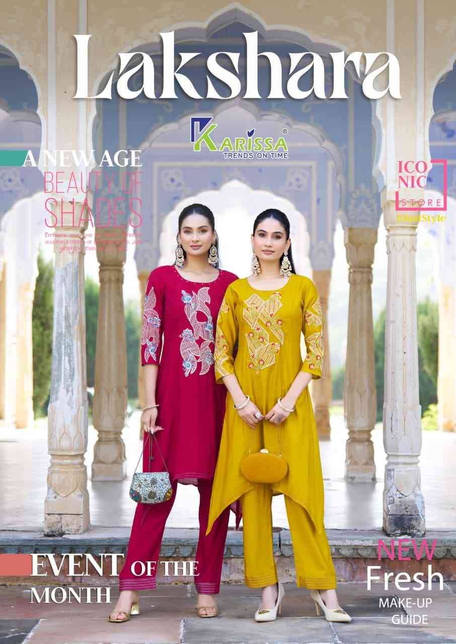 Lakshara By Karissa 1001 To 1004 Series Designer Stylish Fancy Colorful Beautiful Party Wear & Ethnic Wear Collection Soft Viscose Co-Ord At Wholesale Price