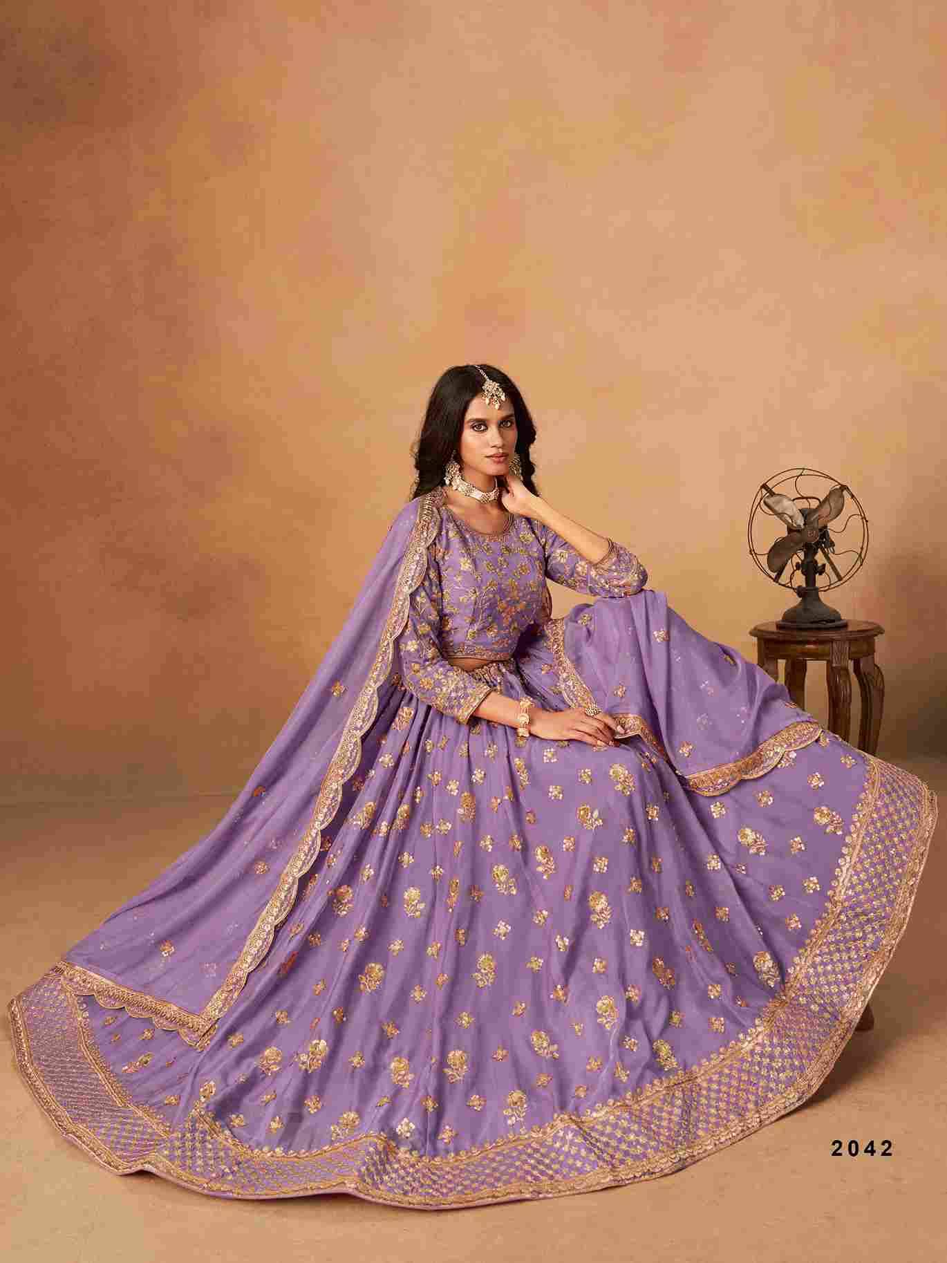 Mehvish Vol-24 By Fashid Wholesale 2041 To 2044 Series Designer Beautiful Collection Occasional Wear & Party Wear Organza Lehengas At Wholesale Price