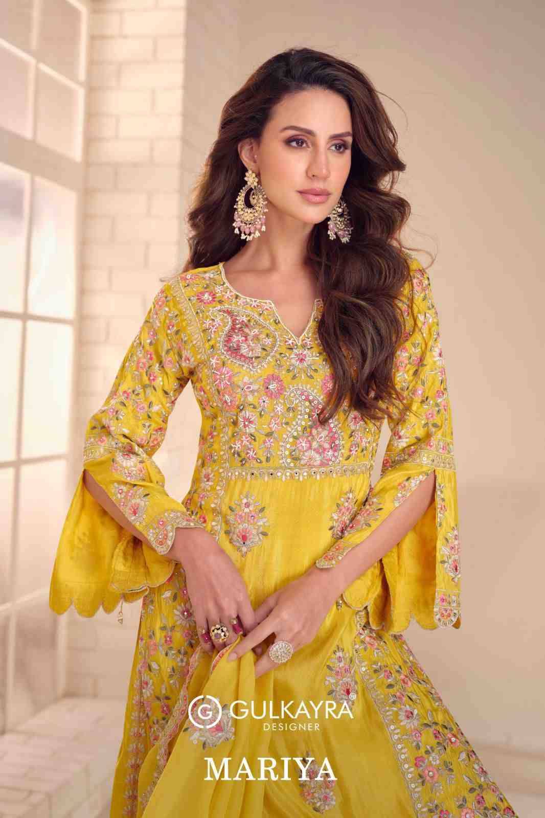 Mariya By Gulkayra Designer 7537 To 7539 Series Beautiful Sharara Suits Colorful Stylish Fancy Casual Wear & Ethnic Wear Simar Dresses At Wholesale Price