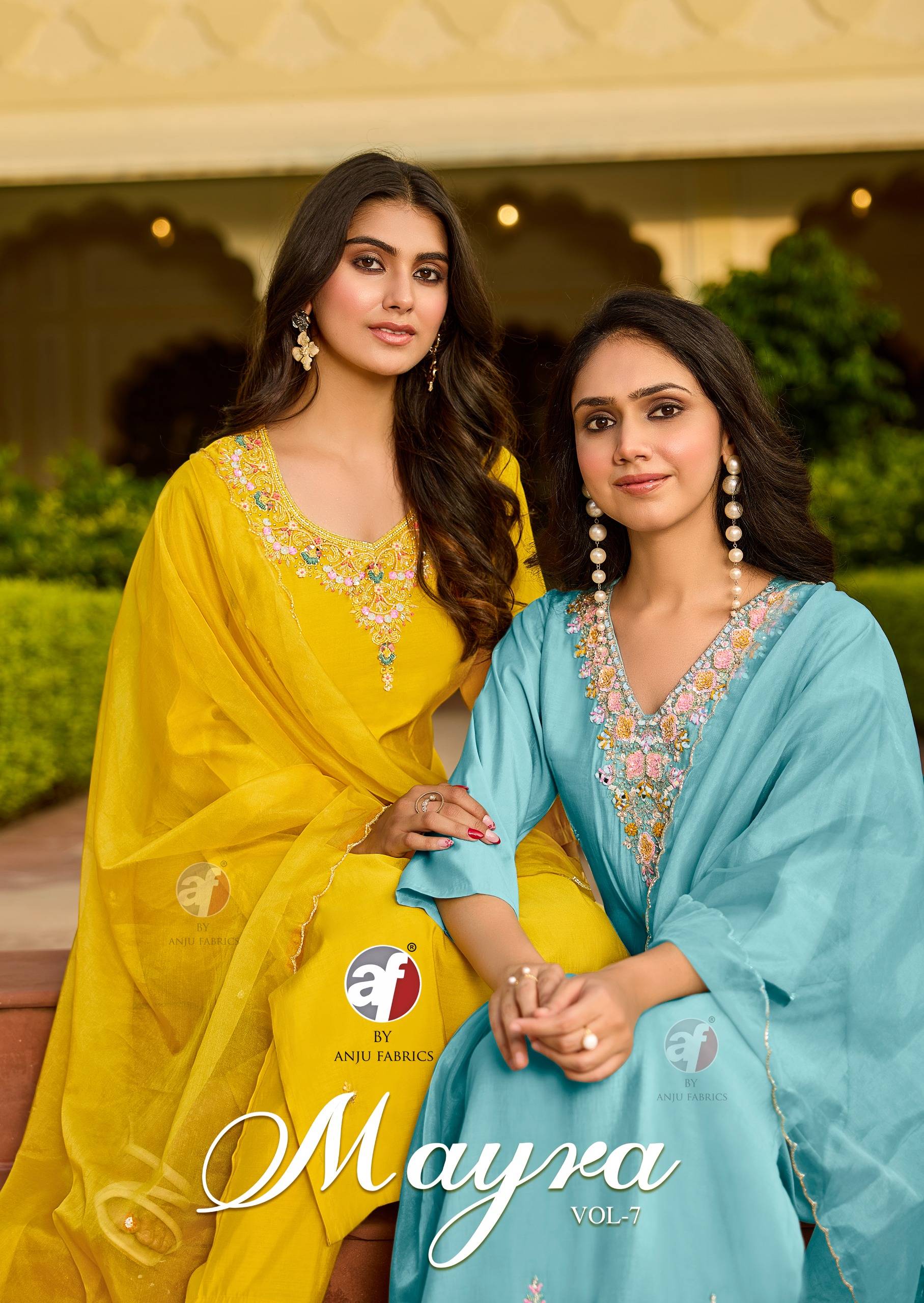 Mayra Vol-7 By Anju Fabrics 4261 To 4266 Series Festive Suits Collection Beautiful Stylish Fancy Colorful Party Wear & Occasional Wear Modal Silk Dresses At Wholesale Price