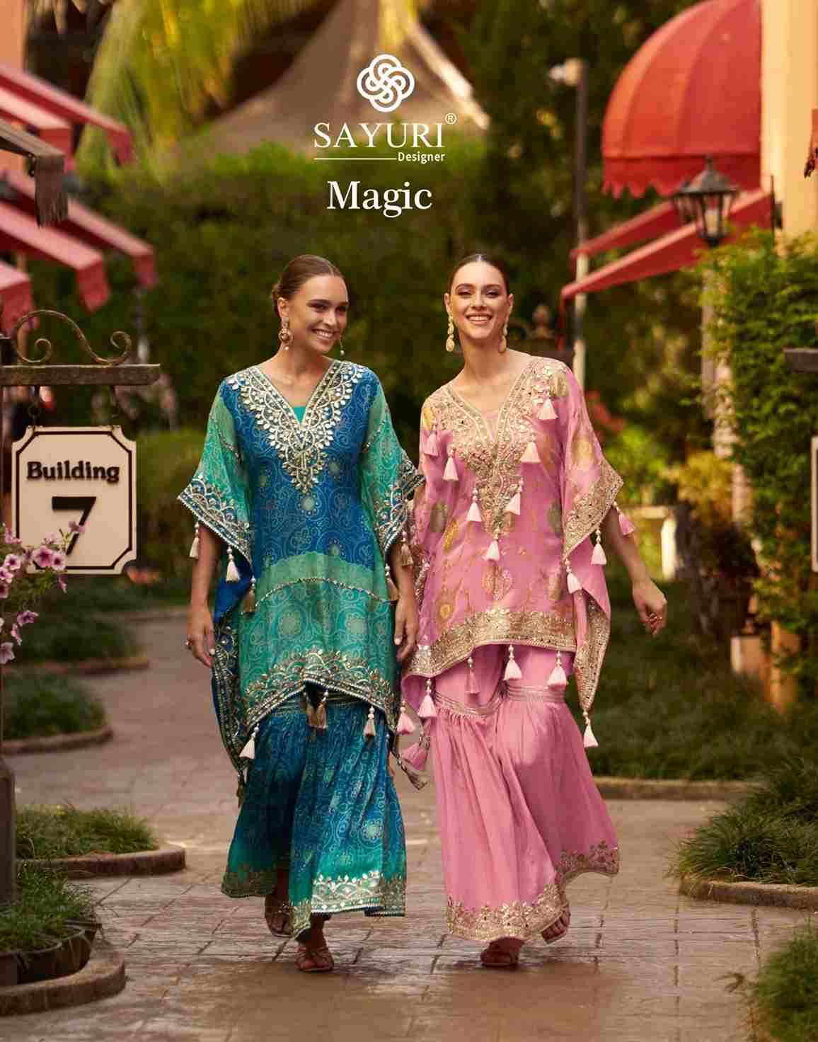 Magic By Sayuri 10065 To 10068 Series Designer Stylish Fancy Colorful Beautiful Party Wear & Ethnic Wear Collection Viscose Jacquars Silk Kaftan At Wholesale Price