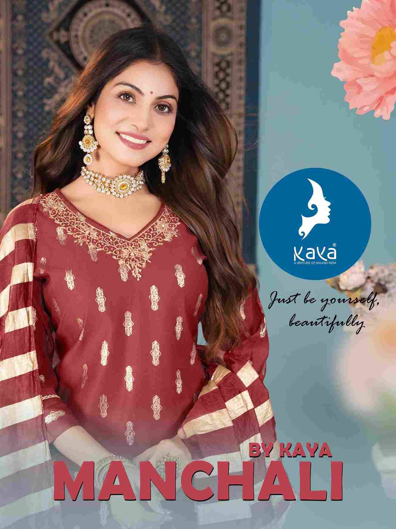 Manchali By Kaya 01 To 05 Series Beautiful Stylish Festive Suits Fancy Colorful Casual Wear & Ethnic Wear & Ready To Wear Fancy Dresses At Wholesale Price