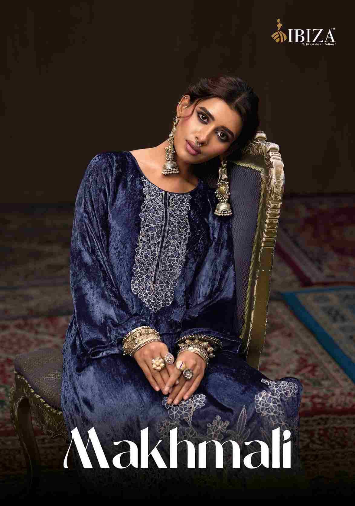 Makhmali By Ibiza 11501 To 11504 Series Beautiful Festive Suits Colorful Stylish Fancy Casual Wear & Ethnic Wear Pure Viscose Velvet Dresses At Wholesale Price
