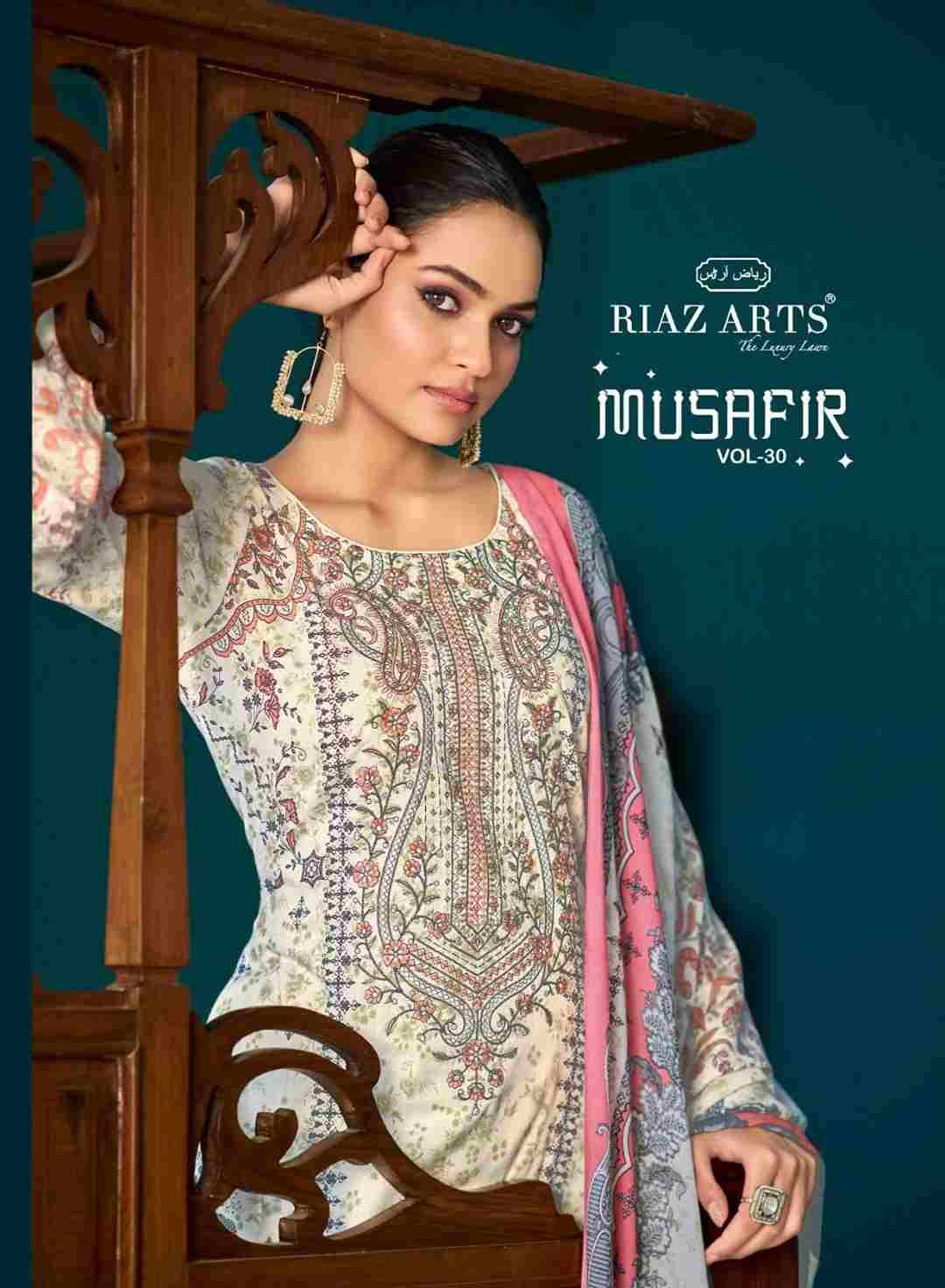 Musafir Vol-30 By Riaz Arts 10001 To 10006 Series Beautiful Festive Suits Stylish Fancy Colorful Casual Wear & Ethnic Wear Pure Cotton Print Dresses At Wholesale Price