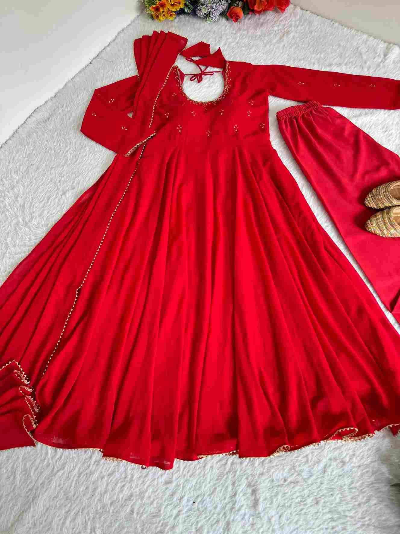 Mb-491 By Fashid Wholesale Beautiful Stylish Fancy Colorful Casual Wear & Ethnic Wear Georgette Gown At Wholesale Price