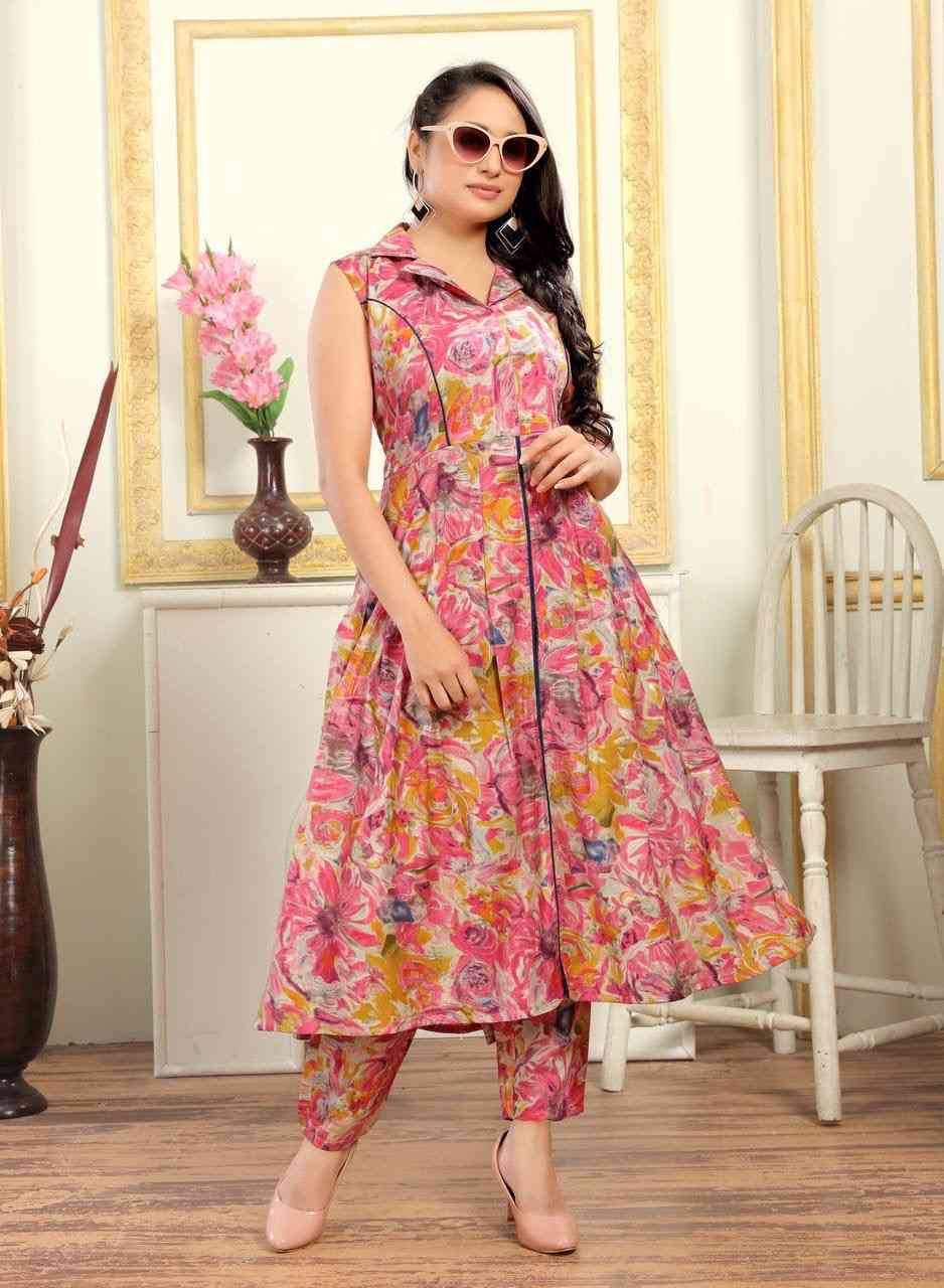 Mb-363 By Fashid Wholesale Designer Stylish Fancy Colorful Beautiful Party Wear & Ethnic Wear Collection Chanderi Cotton Co-Ord At Wholesale Price