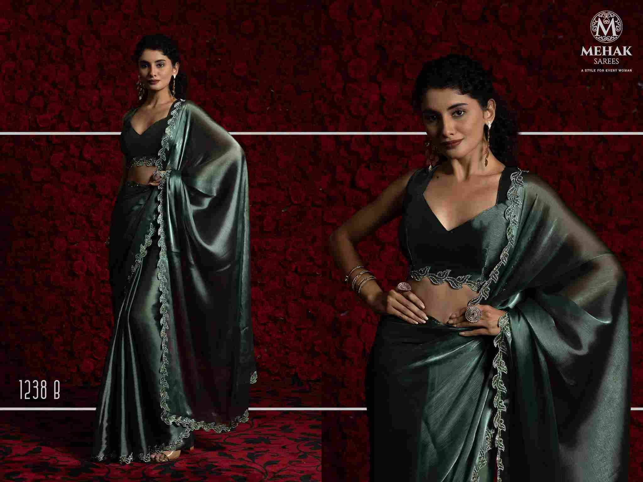 Mehak 1238 Colours By Mehak 1238-A To 1238-G Series Indian Traditional Wear Collection Beautiful Stylish Fancy Colorful Party Wear & Occasional Wear Chiffon Sarees At Wholesale Price