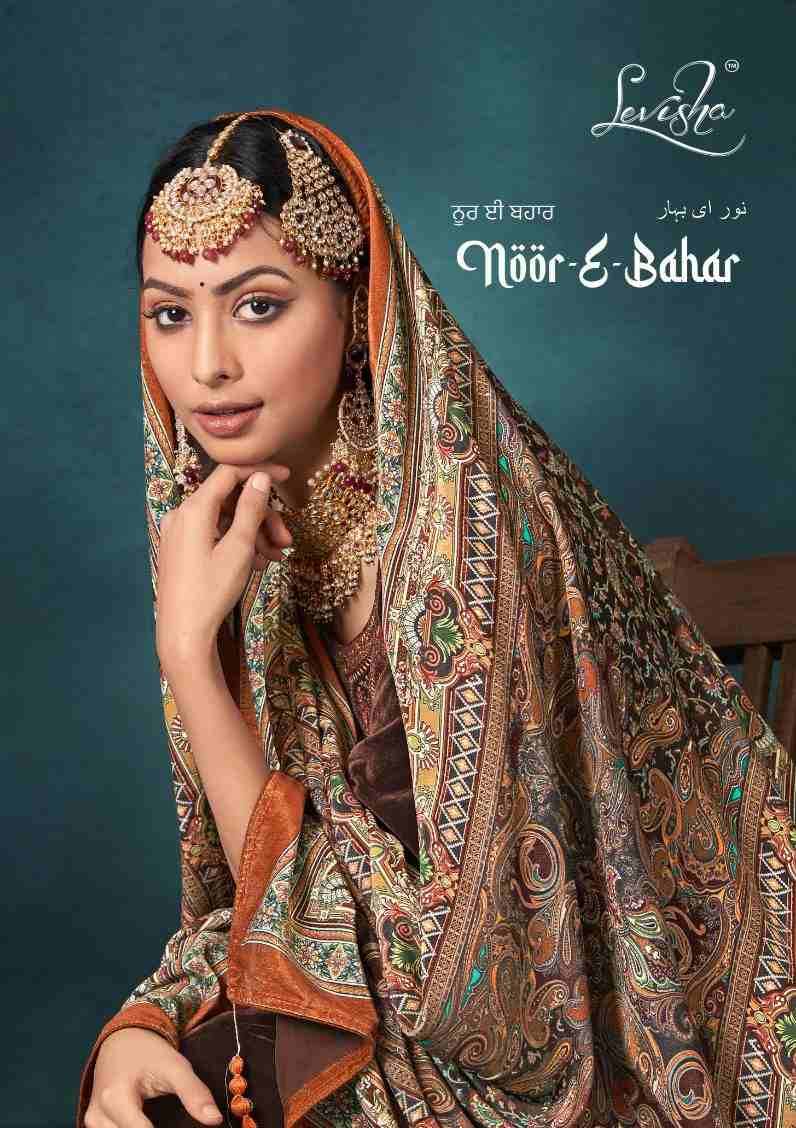 Noor-E-Bahar By Levisha 01 To 06 Series Festive Suits Beautiful Fancy Colorful Stylish Party Wear & Occasional Wear Pure Velvet Dresses At Wholesale Price