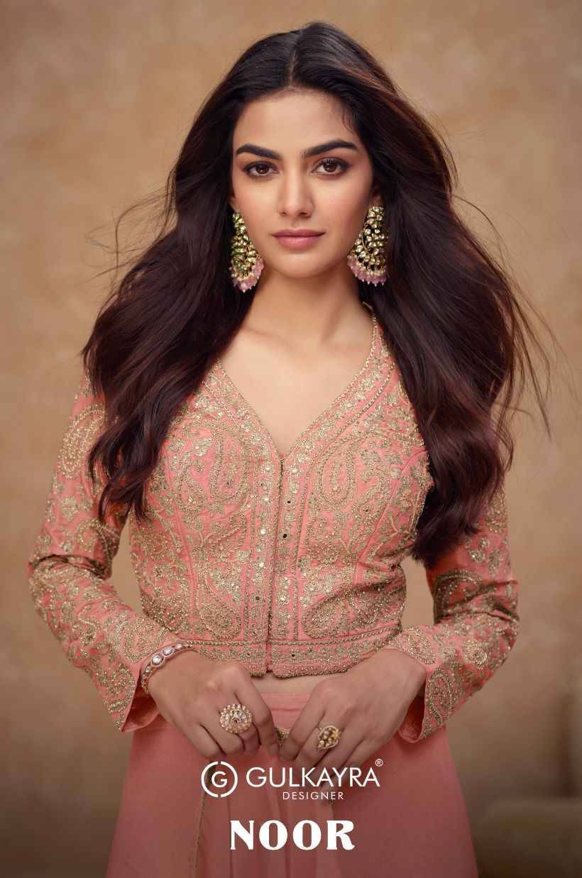 Noor By Gulkayra Designer 7567-A To 7567-C Series Designer Stylish Fancy Colorful Beautiful Party Wear & Ethnic Wear Collection Simar Silk Tops With Bottom And Dupatta At Wholesale Price