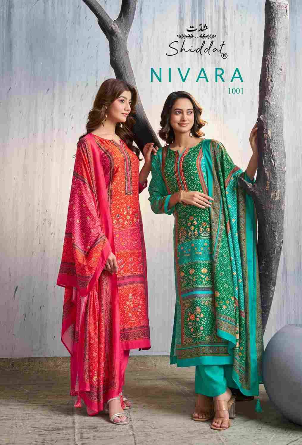 Nivara By Shiddat 1001-A To 1001-D Series Designer Stylish Fancy Colorful Beautiful Party Wear & Ethnic Wear Collection Pure Muslin Dresses At Wholesale Price