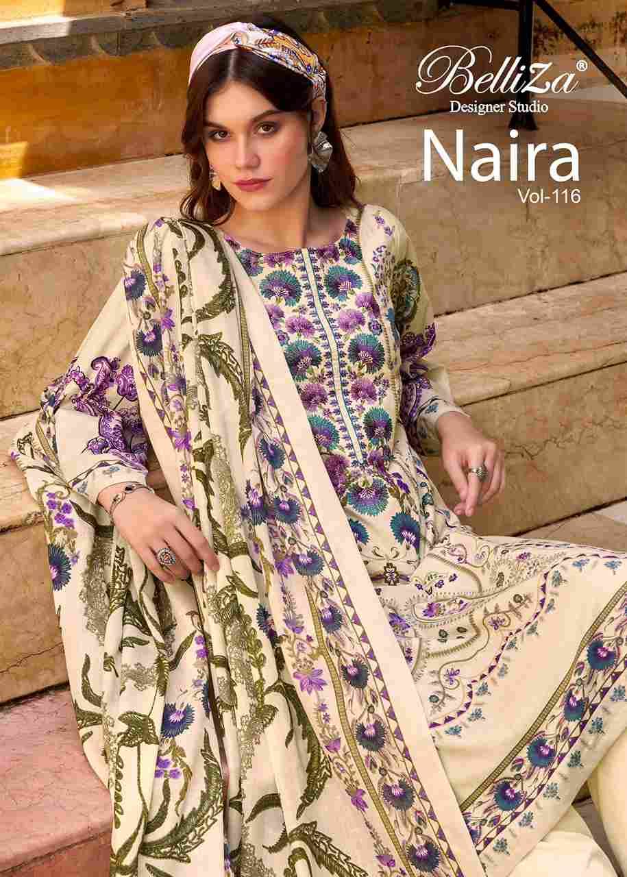 Naira Vol-116 By Belliza 899-001 To 899-008 Series Beautiful Festive Suits Stylish Fancy Colorful Casual Wear & Ethnic Wear Pure Cotton Print Dresses At Wholesale Price