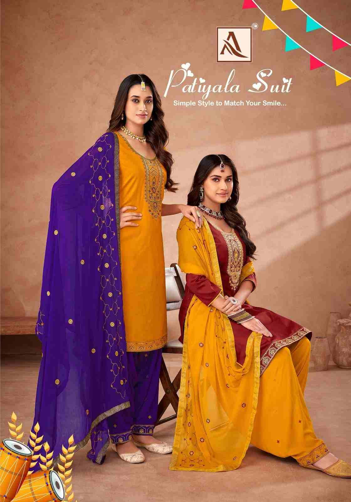 Patiyala Suit By Alok Suit 1680-001 To 1680-006 Series Beautiful Festive Suits Stylish Fancy Colorful Casual Wear & Ethnic Wear Pure Jam Cotton Dresses At Wholesale Price