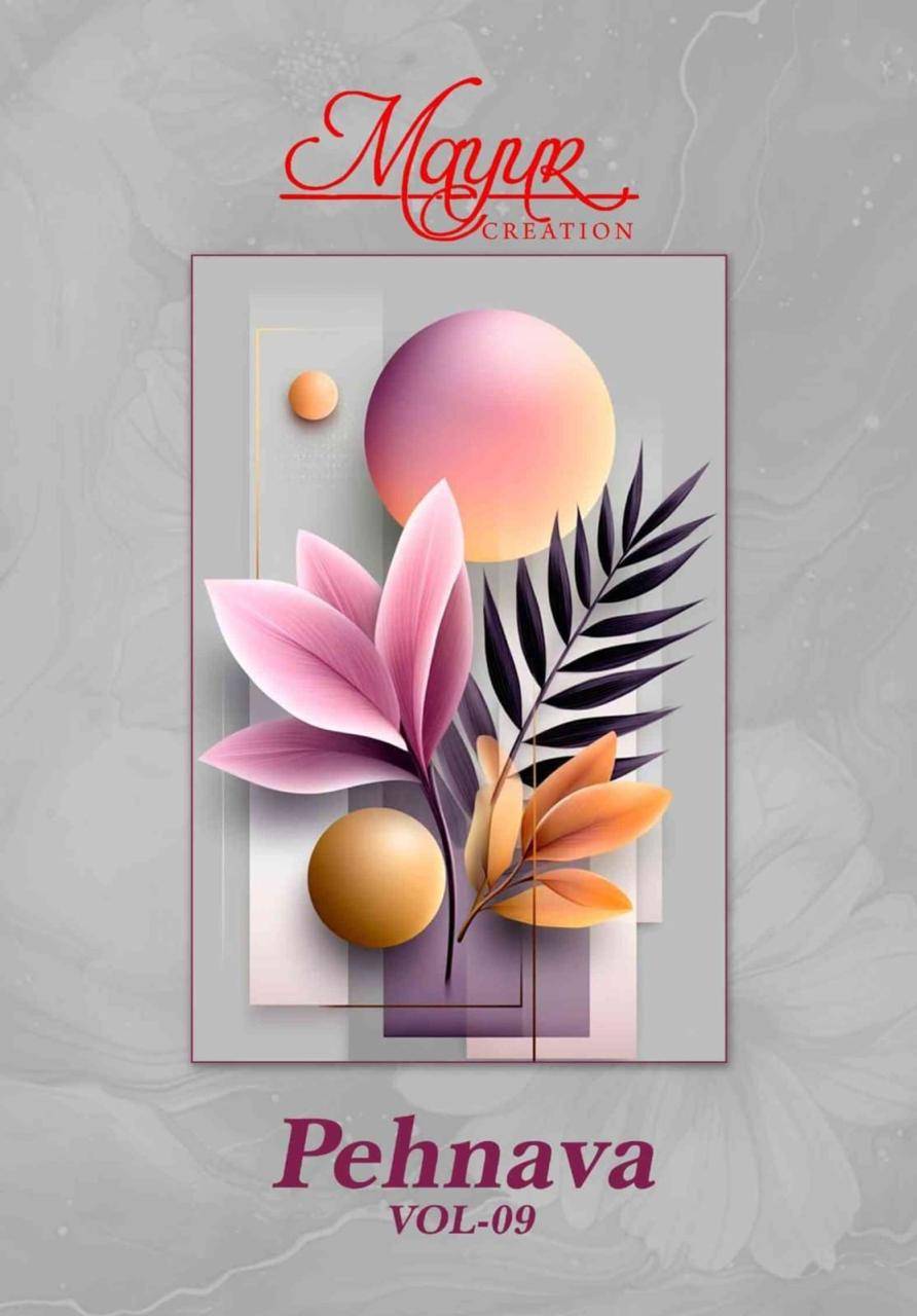 Pehnava Vol-9 By Mayur Creation 9001 To 9010 Series Beautiful Festive Suits Stylish Fancy Colorful Casual Wear & Ethnic Wear Heavy Cotton Print Dresses At Wholesale Price