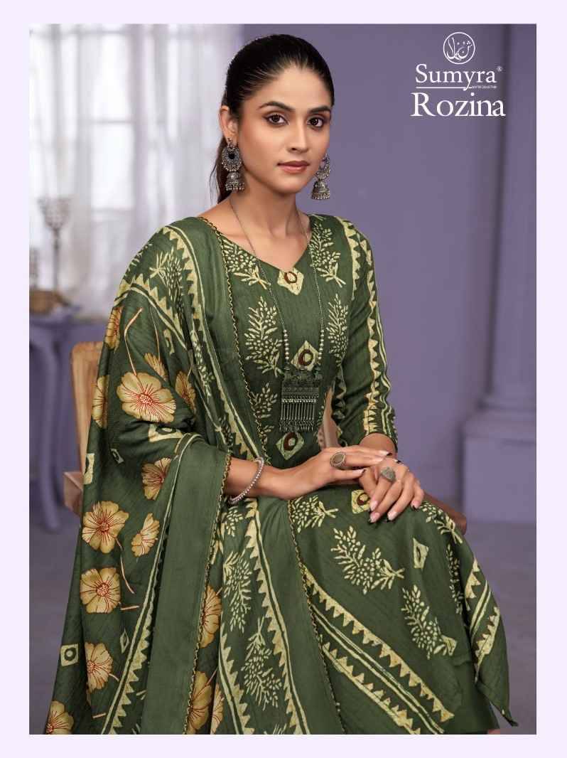 Rozina By Sumyra 27001 To 27004 Series Beautiful Festive Suits Stylish Fancy Colorful Casual Wear & Ethnic Wear Pure Pashmina Print Dresses At Wholesale Price
