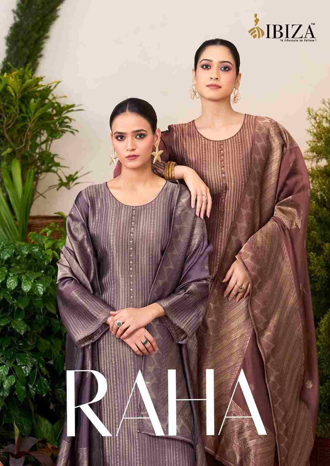 Raha By Ibiza 2481 To 2484 Series Beautiful Festive Suits Colorful Stylish Fancy Casual Wear & Ethnic Wear Pure Bangalori Silk Jacquard Dresses At Wholesale Price