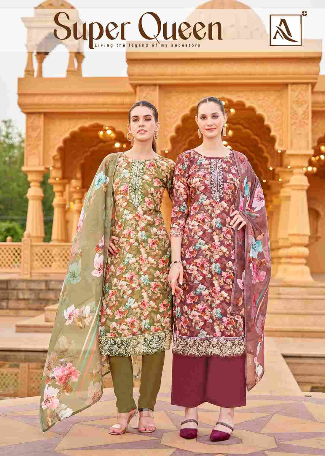 Super Queen By Alok Suit 2820-21-01 To 2820-21-08 Series Beautiful Festive Suits Colorful Stylish Fancy Casual Wear & Ethnic Wear Pure Viscose Rayon Dresses At Wholesale Price