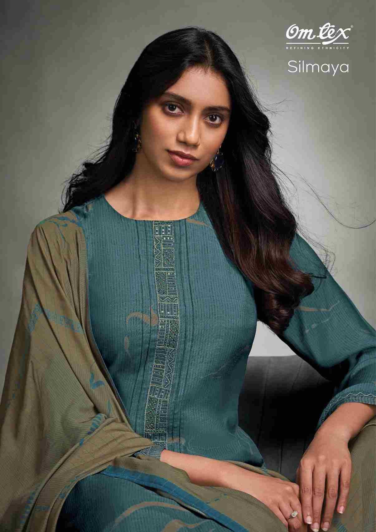 Silmaya By Om Tex 7931-A To 7931-D Series Beautiful Festive Suits Colorful Stylish Fancy Casual Wear & Ethnic Wear Silk Dresses At Wholesale Price