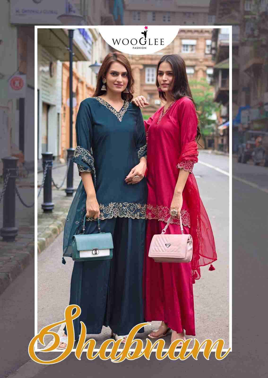 Shabnam By Wooglee 2001 To 2004 Series Designer Festive Suits Beautiful Fancy Stylish Colorful Party Wear & Occasional Wear Gajji Silk Dresses At Wholesale Price