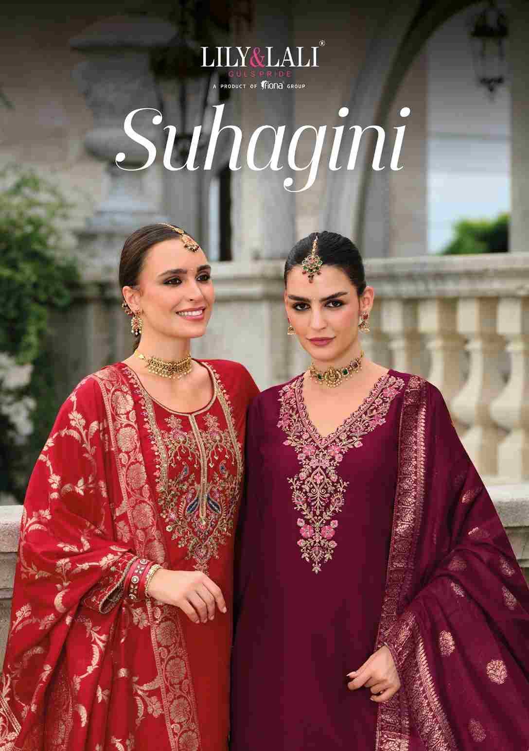 Suhagini By Lily And Lali 28201 To 28204 Series Beautiful Festive Suits Colorful Stylish Fancy Casual Wear & Ethnic Wear Simmer Silk Embroidery Dresses At Wholesale Price