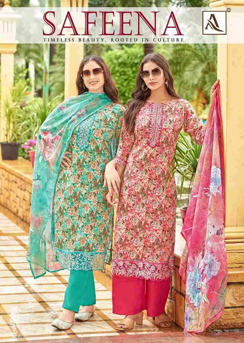 Safeena By Alok Suit 2822-23-01 To 2822-23-04 Series Beautiful Festive Suits Colorful Stylish Fancy Casual Wear & Ethnic Wear Pure Jam Cotton Dresses At Wholesale Price