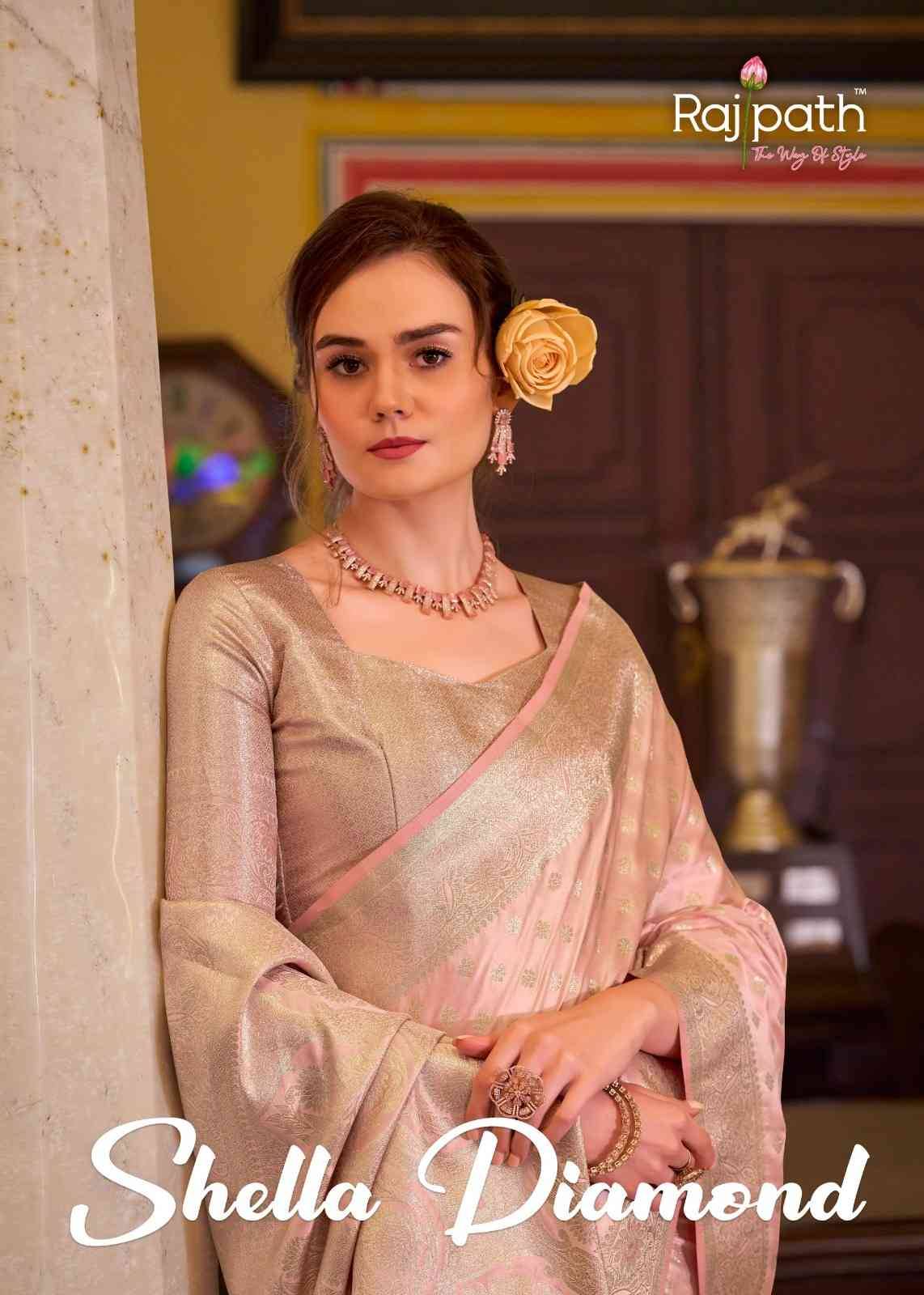 Shella Diamond By Rajpath 285 To 290 Series Indian Traditional Wear Collection Beautiful Stylish Fancy Colorful Party Wear & Occasional Wear Satin Banarasi Silk Sarees At Wholesale Price