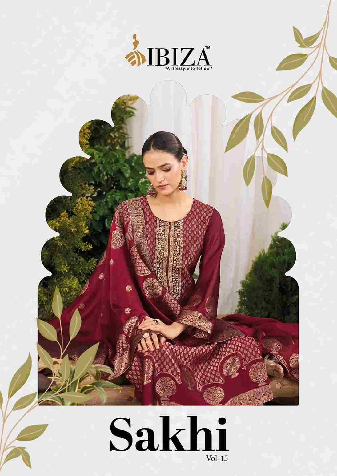 Sakhi Vol-15 By Ibiza 2451 To 2454 Series Designer Festive Suits Beautiful Fancy Stylish Colorful Party Wear & Occasional Wear Pure Silk Jacquard Dresses At Wholesale Price