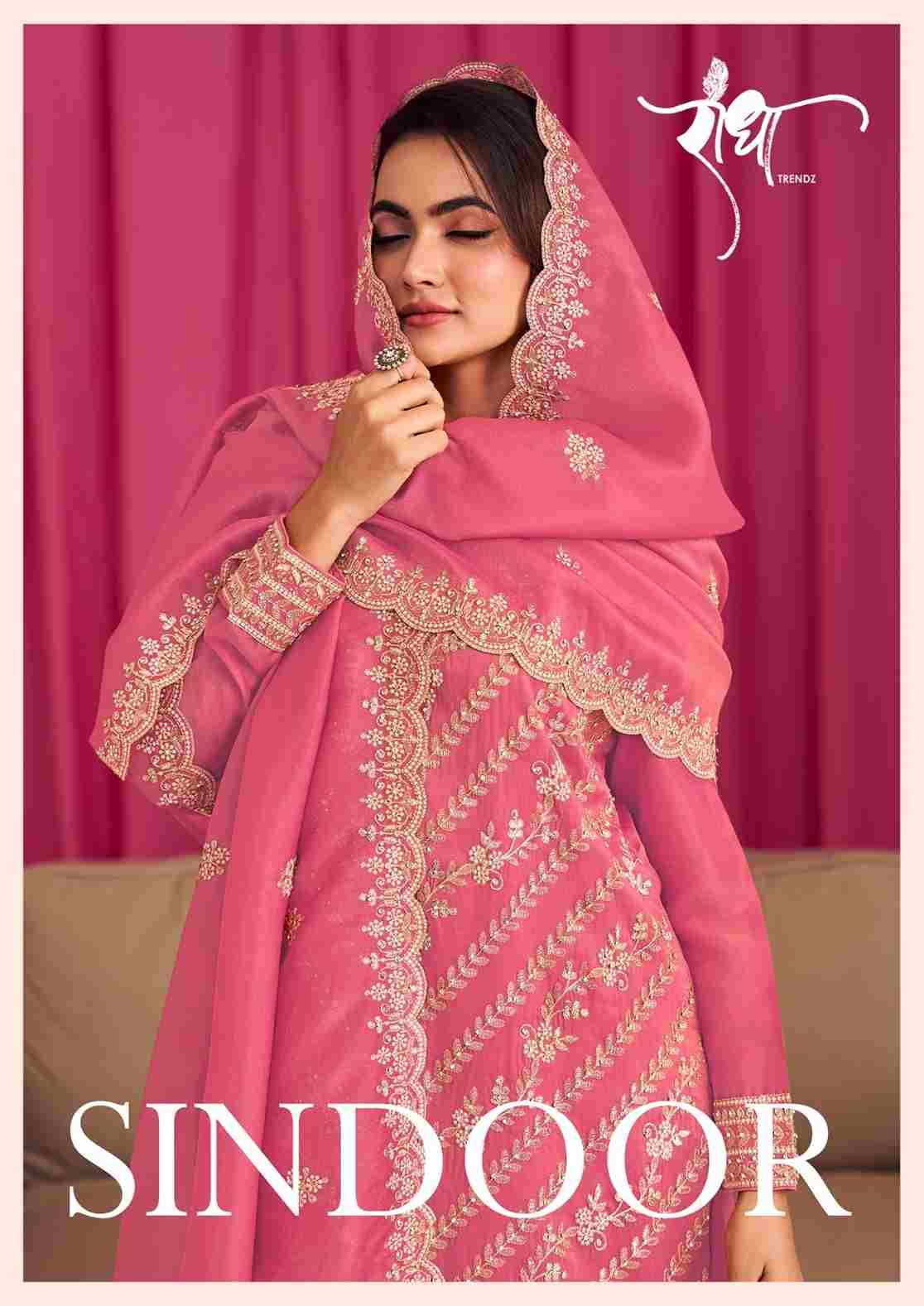 Sindoor By Radha Trendz 5071 To 5074 Series Designer Sharara Suits Beautiful Fancy Colorful Stylish Party Wear & Occasional Wear Simar Silk Dresses At Wholesale Price