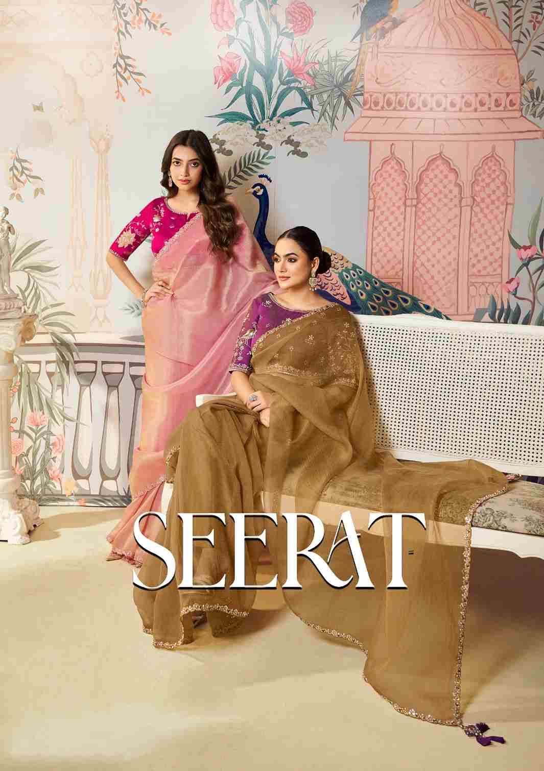 Seerat By Mahotsav Creation 44303 To 44320 Series Indian Traditional Wear Collection Beautiful Stylish Fancy Colorful Party Wear & Occasional Wear Tussar Silk Sarees At Wholesale Price