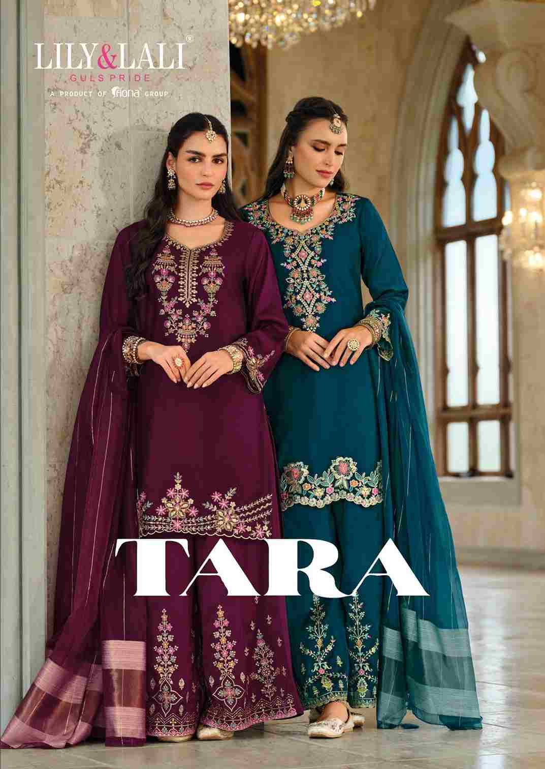 Tara By Lily And Lali 27751 To 27754 Series Beautiful Festive Suits Colorful Stylish Fancy Casual Wear & Ethnic Wear Simmer Silk Embroidery Dresses At Wholesale Price