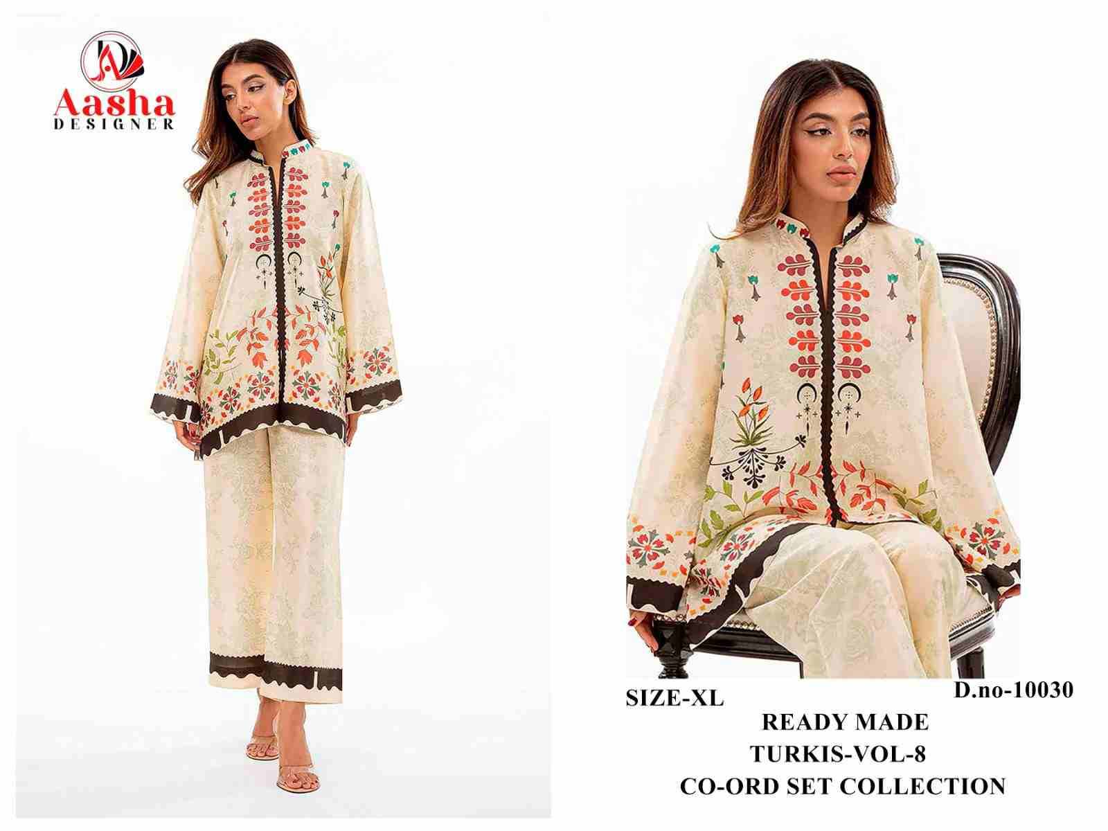 Turkis Vol-8 By Aasha Designer 10029 To 10032 Series Designer Stylish Fancy Colorful Beautiful Casual Wear & Ethnic Wear Modal Satin Co-Ords At Wholesale Price