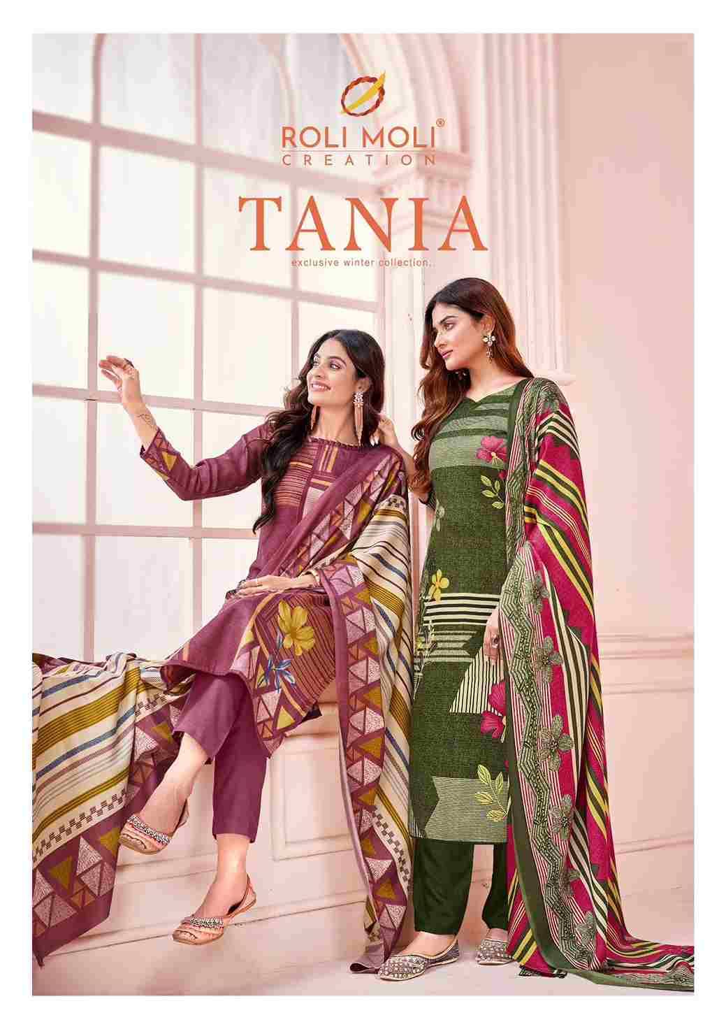 Tania By Roli Moli 1001 To 1008 Series Beautiful Stylish Festive Suits Fancy Colorful Casual Wear & Ethnic Wear & Ready To Wear Pashmina Dresses At Wholesale Price