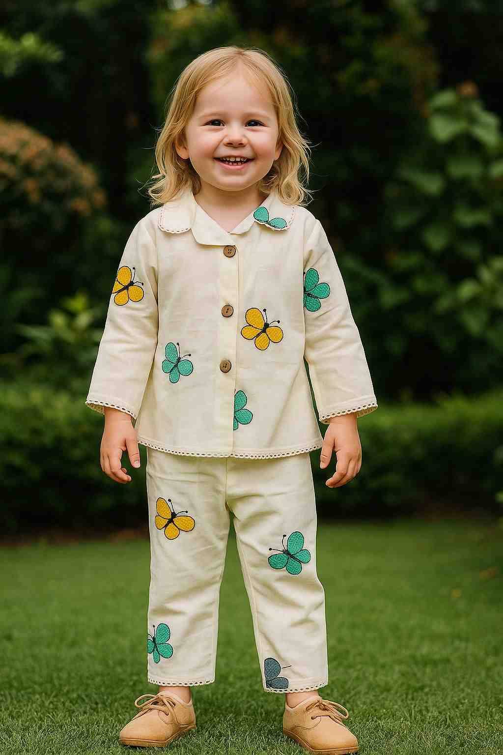 Vt-Kids Cordt By Fashid Wholesale 01 To 07 Series Designer Stylish Fancy Colorful Beautiful Party Wear & Ethnic Wear Collection Pure Khadi Co-Ord At Wholesale Price