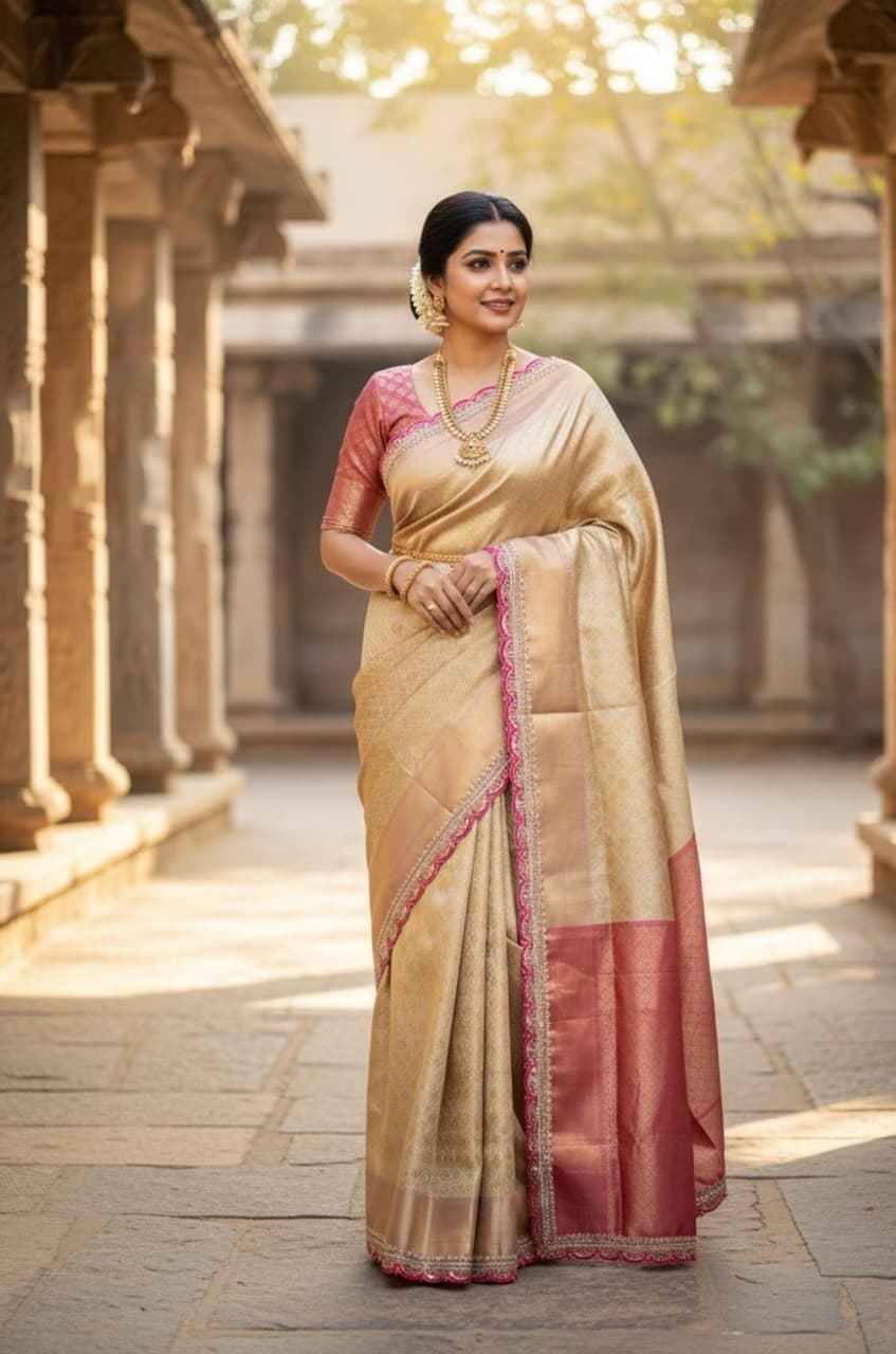 Vv-34 By Fashid Wholesale Indian Traditional Wear Collection Beautiful Stylish Fancy Colorful Party Wear & Occasional Wear Soft Tissue Silk Sarees At Wholesale Price